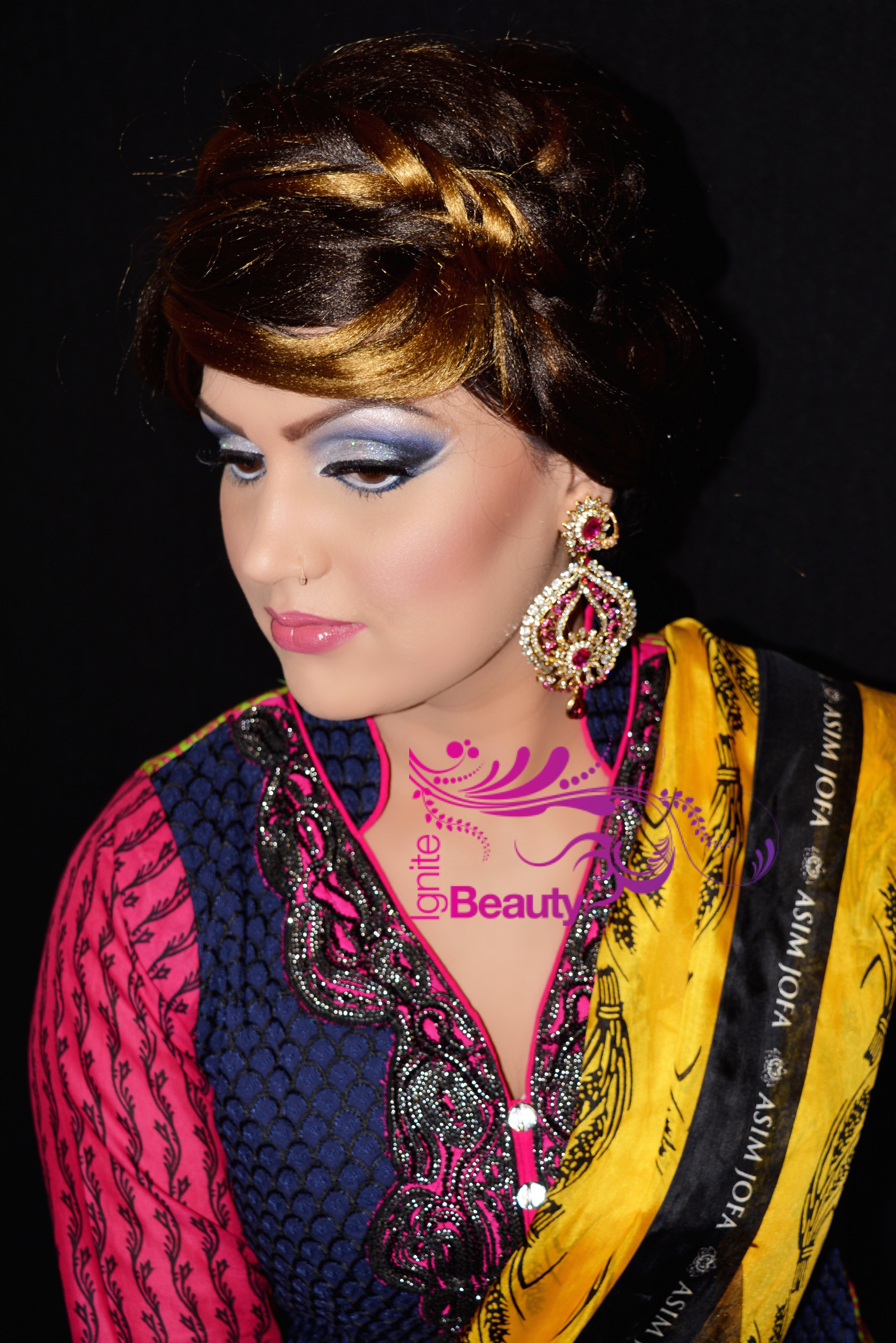 Sikh Indian Pakistani Bengali Bridal Hair & Makeup Bradford, Leeds, Keighley, Huddersfield, Halifax, Dewsbury - West Yorkshire