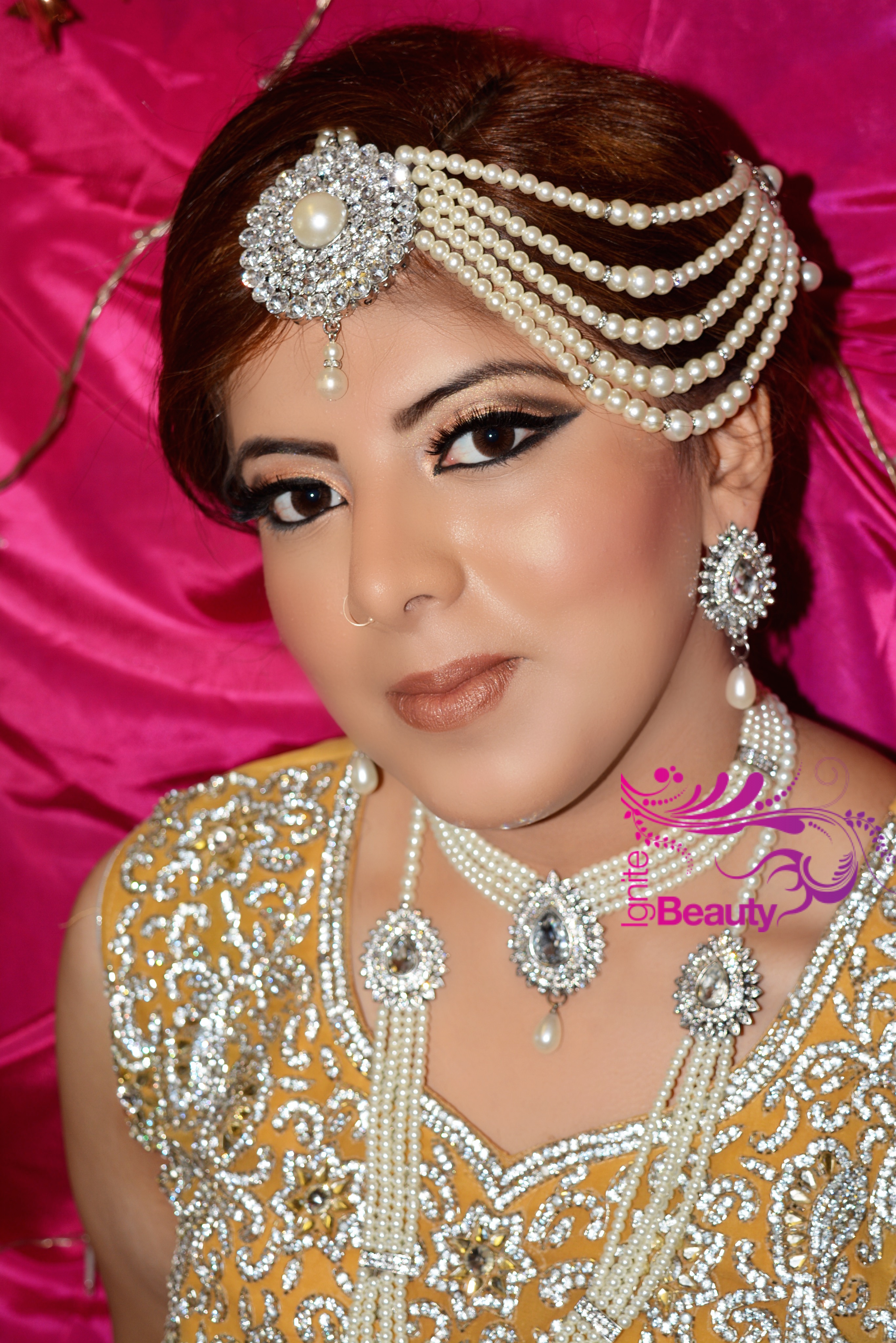 Asian Pakistani Indian Hindu Sikh Bridal MUGHAL STYLE Hair & Makeup Bradford Leeds Huddersfield Shipley West Yorkshire