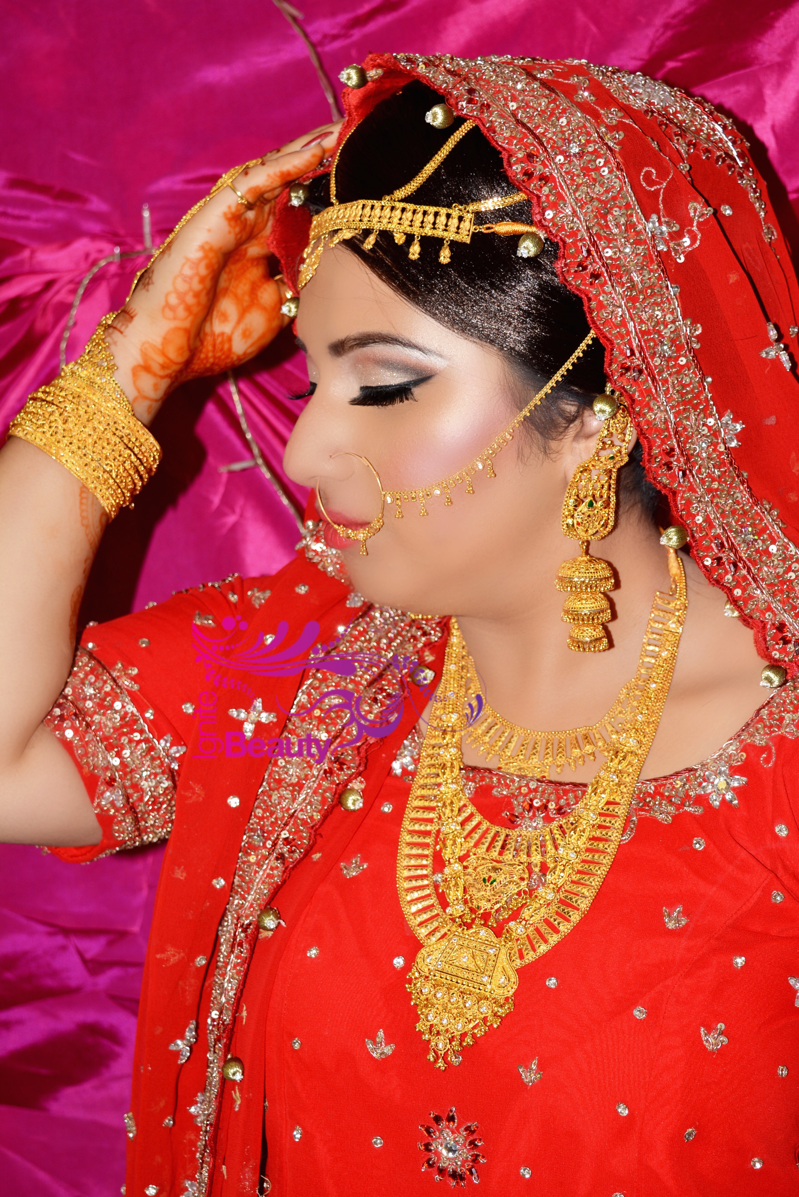 Asian Pakistani Indian Hindu Sikh Bridal Hair & Makeup Bradford Leeds Huddersfield Shipley West Yorkshire